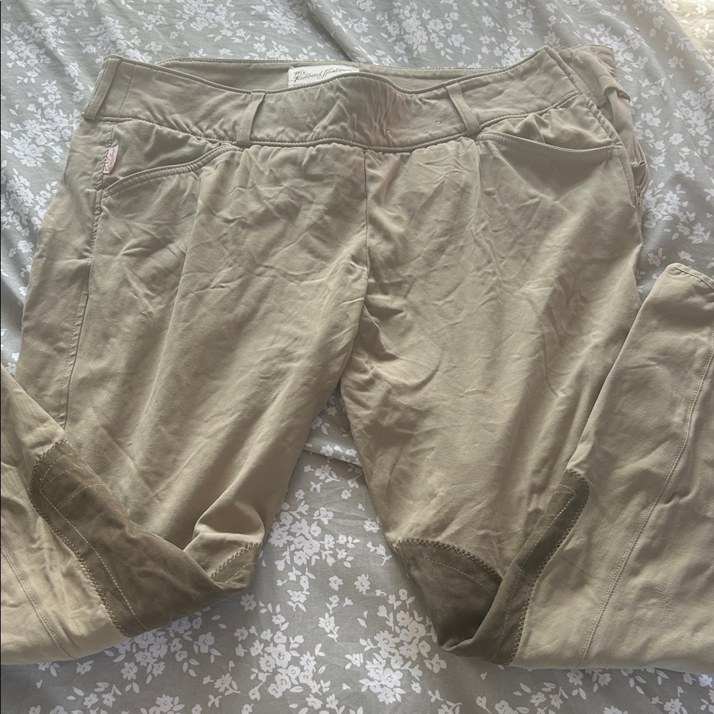 Beige Women's Riding Pants